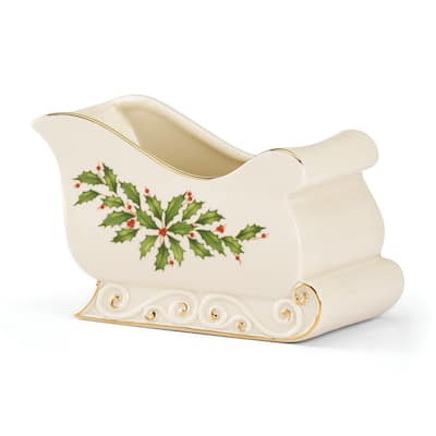 Lenox Holiday Sleigh Candy Dish