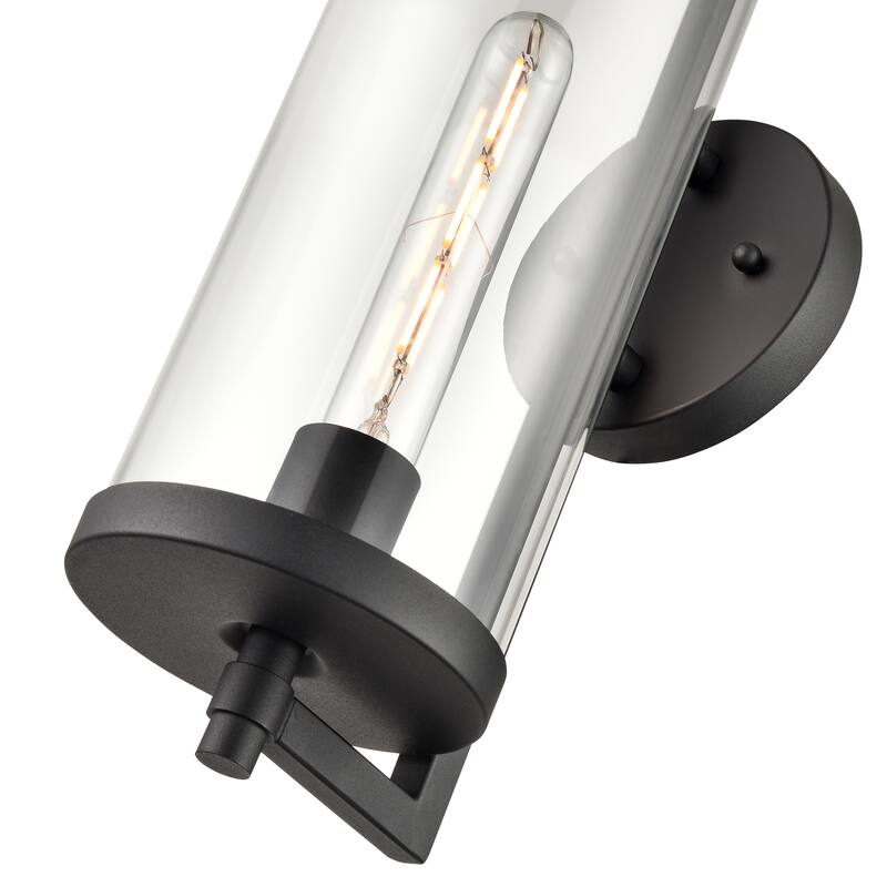 Millennium Lighting Beckham 1 Light Outdoor Wall Sconce in Textured Black