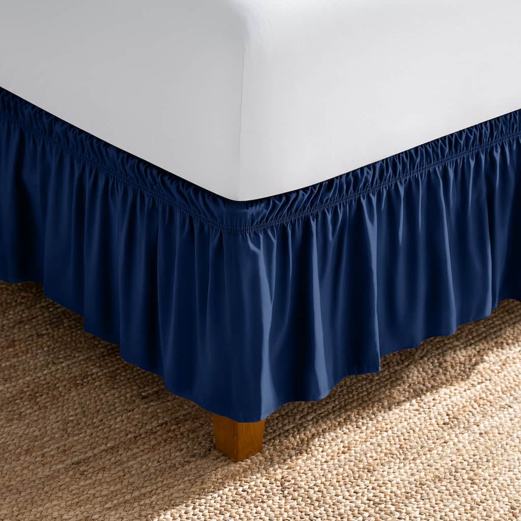 Bare Home Adjustable Wrap Around Bed Skirt