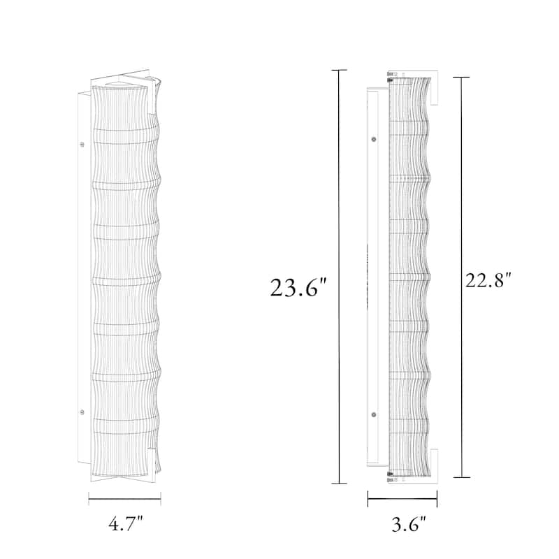 Modern LED 1-Light Wall Sconces Bathroom Vanity Lights