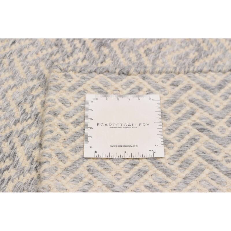 Nevada Grey Kilim 4'10" x 7'9" - 4'10 x 7'9