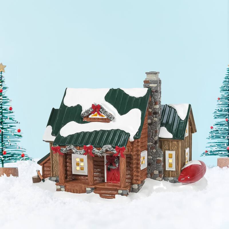 Dept 56 Pine Ridge Cabin Christmas Figure