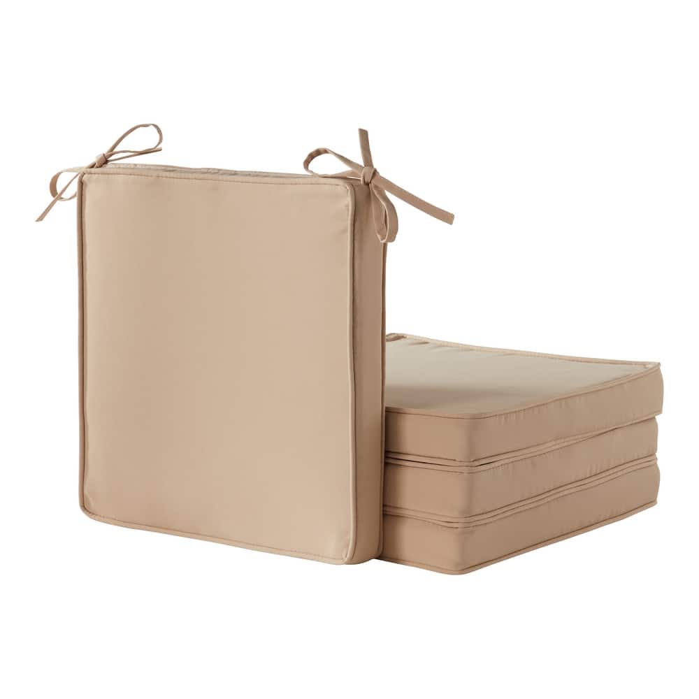 Greendale Home Fashions 18-Inch Square Outdoor Chair Pad (4-Pack)