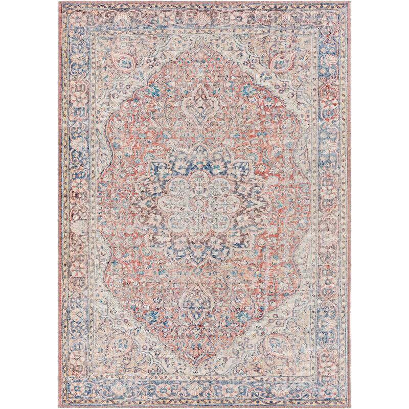 Artistic Weavers Mozhdeh Traditional Printed Machine Washable Area Rug