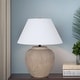 preview thumbnail 10 of 11, 26" Ceramic Table Lamp with Linen Shade