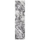 preview thumbnail 31 of 152, SAFAVIEH Horizon Shag Mukades Abstract 2.5-inch Thick Rug 2' x 17' Runner - Grey/Ivory - Runner