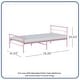 preview thumbnail 12 of 24, BK Furniture Seattle Metal Twin Bed