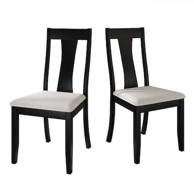 CraftPorch Vintage Style Wooden Dining Chairs (Set of 2)