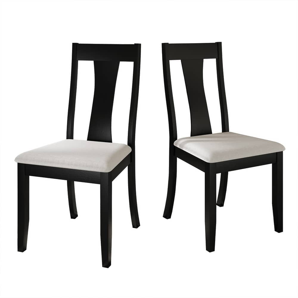CraftPorch Vintage Style Wooden Dining Chairs (Set of 2)