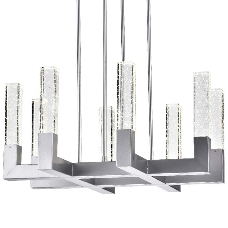 Crystal Dianyi Dimmable LED Chrome Chandelier