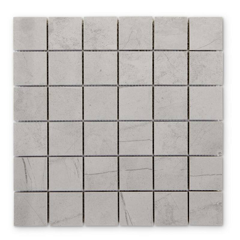 Cruz Bay Studio MKT61166 Pierre - 12" x 24" Square Floor and Wall Tile - Light Grey Matte