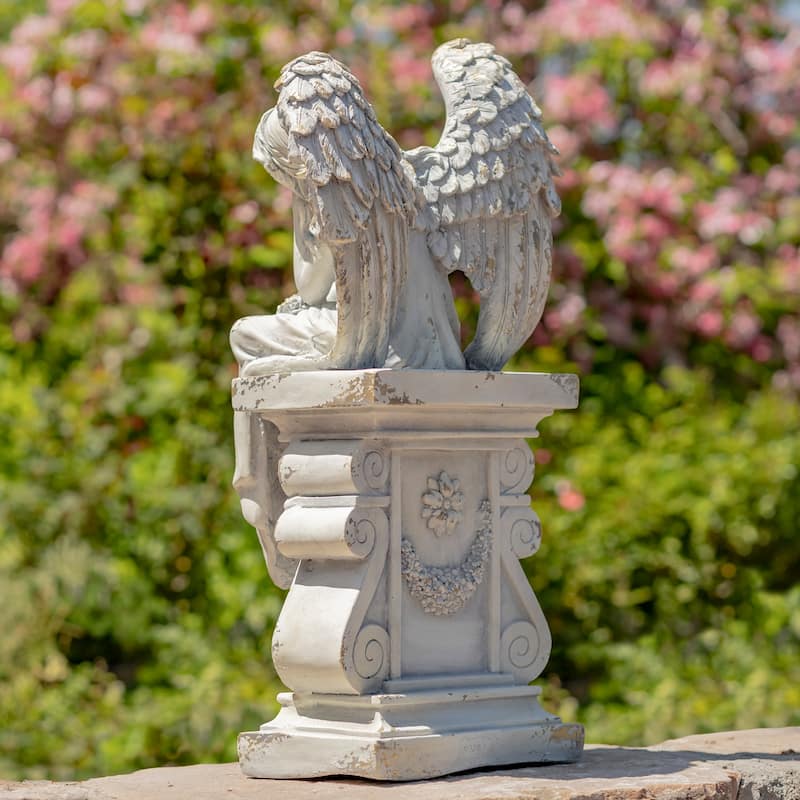 30.7 Inch Tall Magnesium Angel Statue "Nicole Alyse"