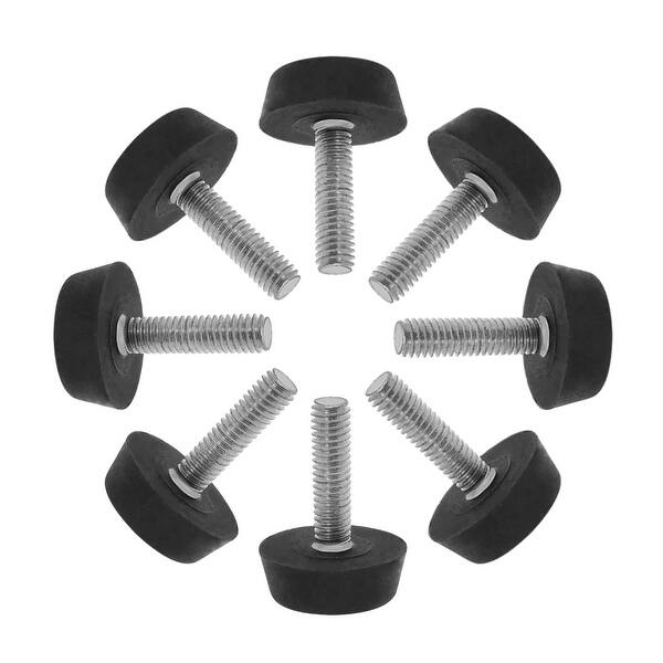 Uxcell M6 X 20 X 30 Screw On Furniture Threaded Stem Glide Leveling Feet Protector Floor Adjustable Leveler For Table Chair Desk Leg 10 Pack Amazon Com