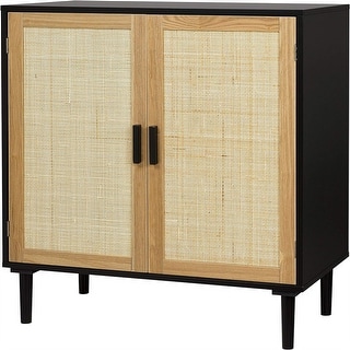 Sideboard Buffet CabinetKitchen Storage Cabinet - 15.8"D x 31.5"W x 34.6"H