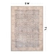 preview thumbnail 2 of 76, Vintage Washable Rug – Low Pile with Subtle Pattern, Perfect for Neutral Spaces in Living Room, Entryway, or Bedroom