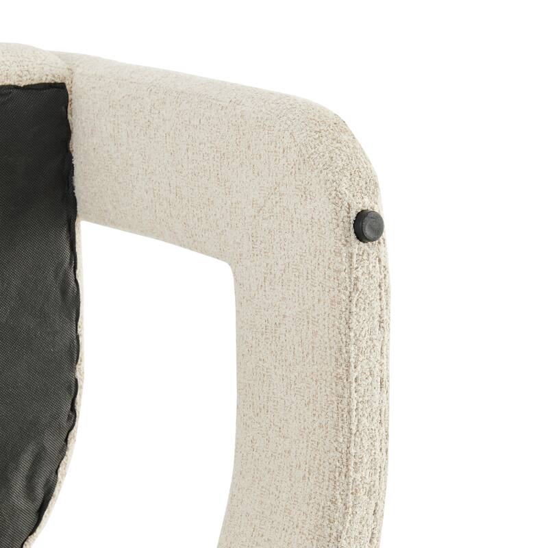 NPD Furniture Althea Boucle Dining Side Chair