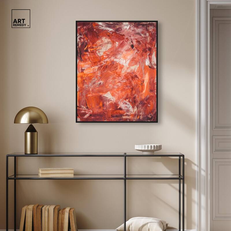 Shades of Red II Canvas by Art Remedy