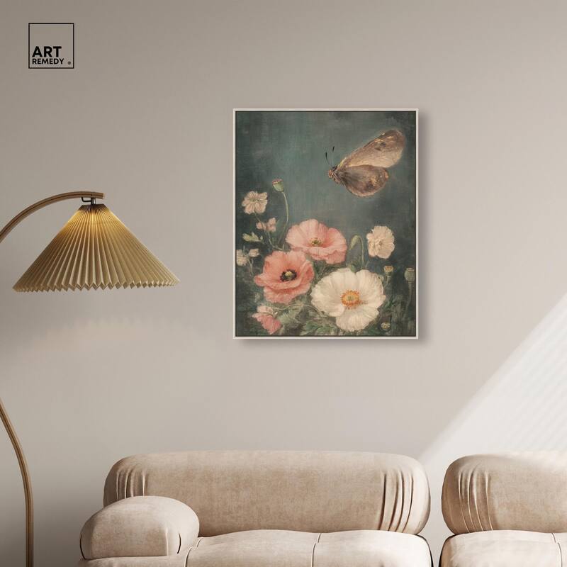 Shadowed Flutter II Canvas by Art Remedy