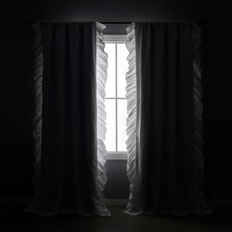 Lush Decor Reyna 100 percent Lined Blackout Window Curtain Panel