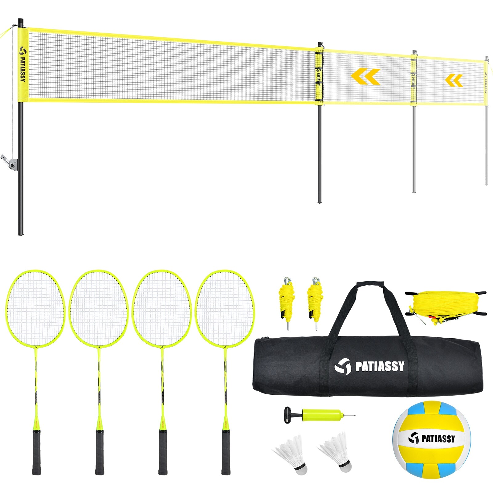 Beyond Outdoors Standard Volleyball/badminton Set : Target