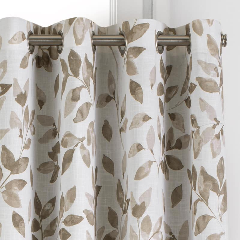 Avalon Botanical Print Blackout Window Curtain