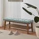 preview thumbnail 16 of 46, Entryway Shoe Bench Storage Bench Fabric Solid Wood, 43-inch Upholstered Bench for Living Room, Bedrooms