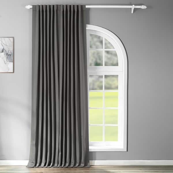 Exclusive Fabrics Extra Wide Thermal Blackout 108 Inch Curtain Panel 100 X 108 On Sale Overstock 9315580