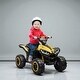 preview thumbnail 21 of 22, 12V Kids Electric ATV Quad Ride-On with Music, Headlights, AUX & USB, Forward/Reverse, Steel Frame, for Ages 3-5