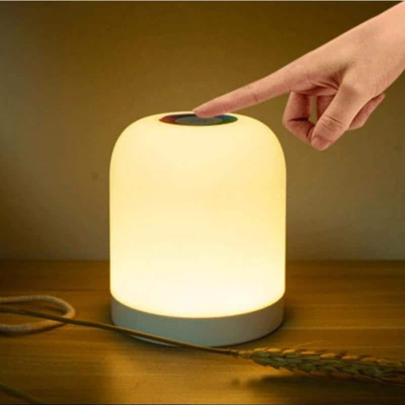 Touch Bedside LED Table Lamp, 3 Way Dimmable Night Lamp, Smart