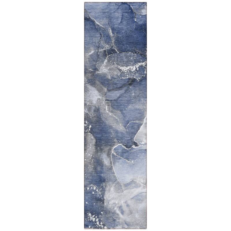 Alto Contemporary Abstract Weather Resistant Timeless Fusion Outdoor Rug