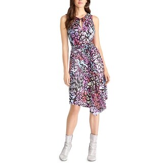 rachel roy pink leopard dress