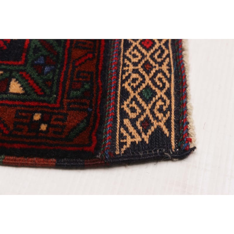 Teimani Red Rug 3'8" x 6'8" - 3'8 x 6'8
