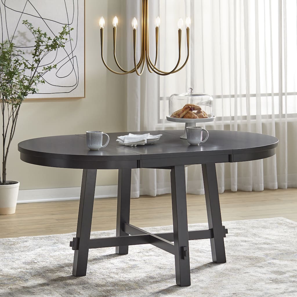 Lifestorey Edmonton Round Extension Dining Table