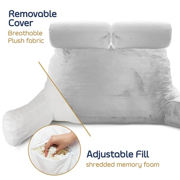 Empyrean Double Reading Pillow - Shredded Memory Foam Backrest