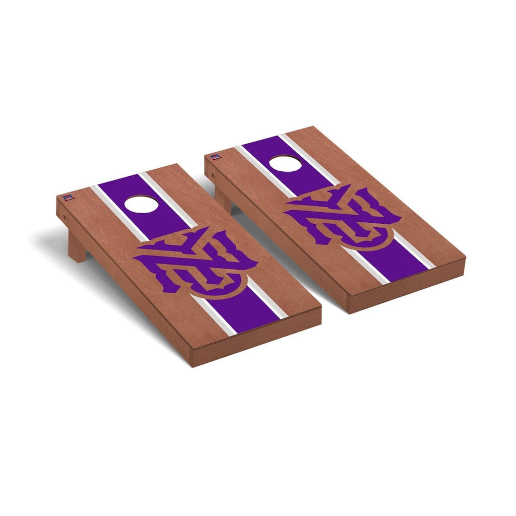 New York Bobcats Striped Cornhole Board Set