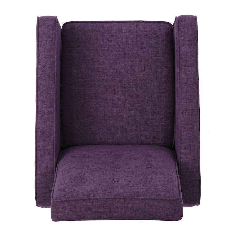 Home Theater Single Fabric Recliner, Living Room Chair Adjustable Sofa Chair with Thick Cushion Tufted Upholstered Accent Chair