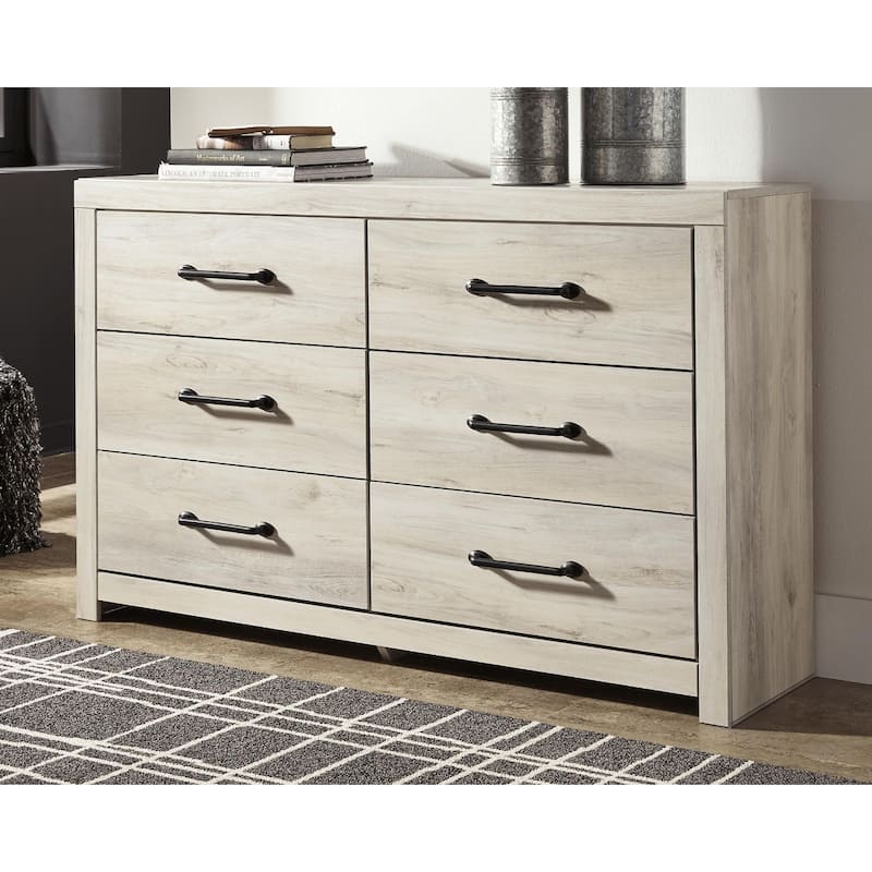 Cambeck Whitewash 6-drawer Dresser