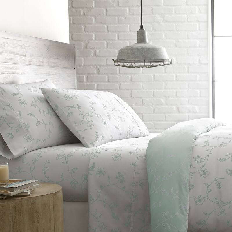 Luxury Sweetbrier Extra Deep Pocket 4-piece Cotton Bed Sheet Set