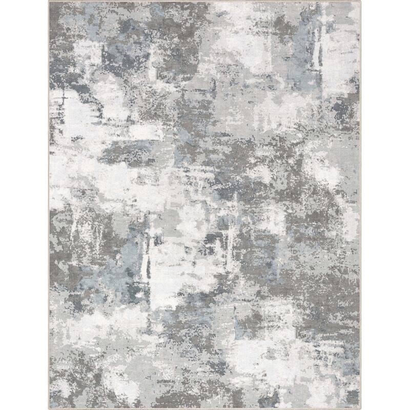 Well Woven Abstract Marrakech Modern Brushstroke Flat-Weave Rug