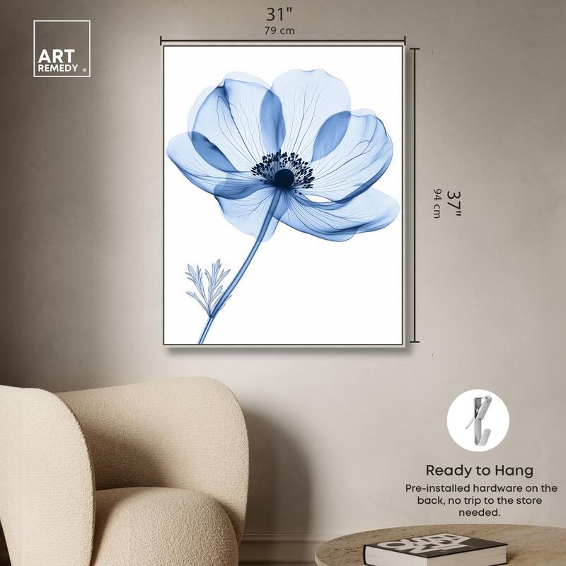 Floral Radiograph Canvas by Art Remedy