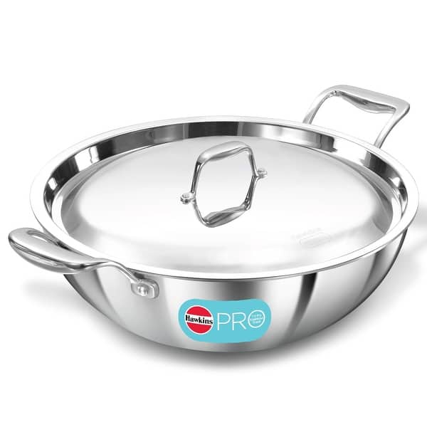 slide 2 of 5, Hawkins Pro 6.3 Quart Stainless Steel Deep-Fry Pan Silver