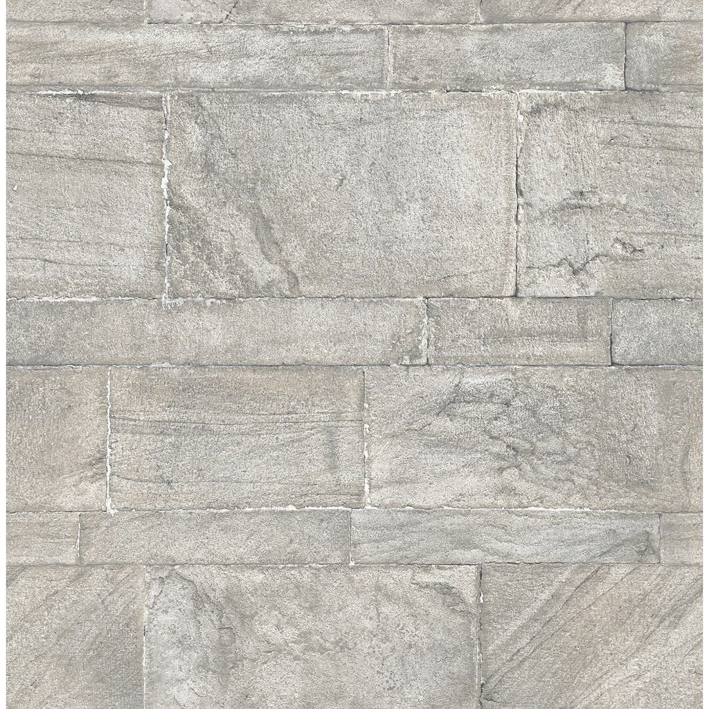 A-Street Prints Clifton Light Grey Sandstone Wallpaper