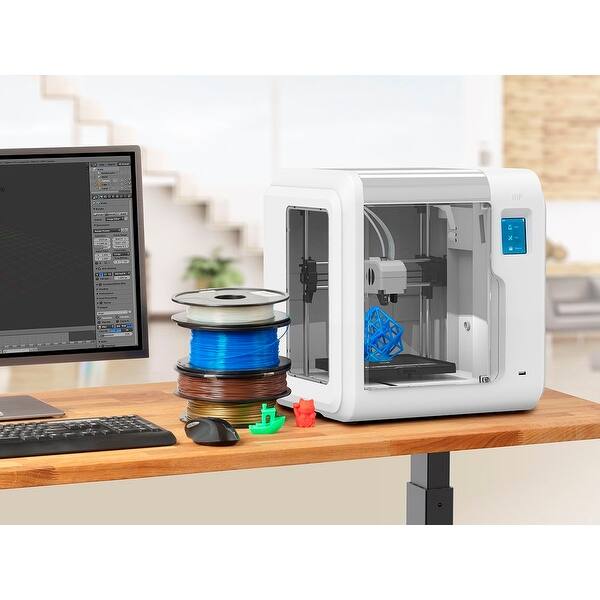 Shop Mp Voxel 3d Printer Enclosed Gray Assisted Level Wi Fi