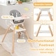 preview thumbnail 17 of 35, Costway 6-in-1 Convertible Wooden Baby Highchair Infant Feeding Chair - See Details