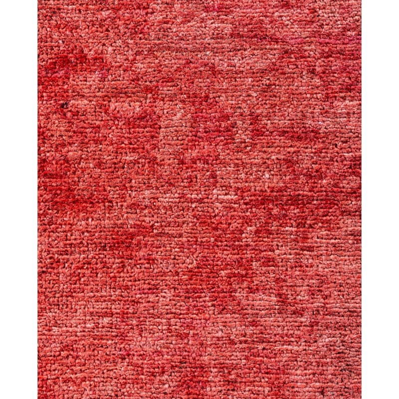 Overdyed One-of-a-Kind Hand-Knotted Area Rug - Pink - 9' 2" x 11' 9"
