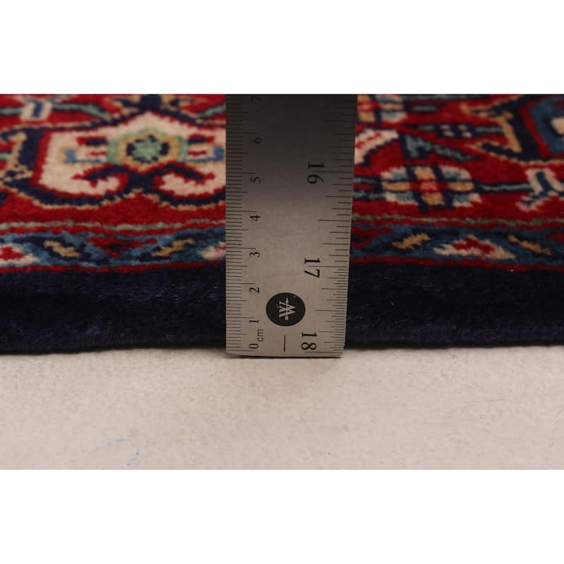 ECARPETGALLERY Hand-knotted Andelz Navy Wool Rug - 3'5 x 10'0