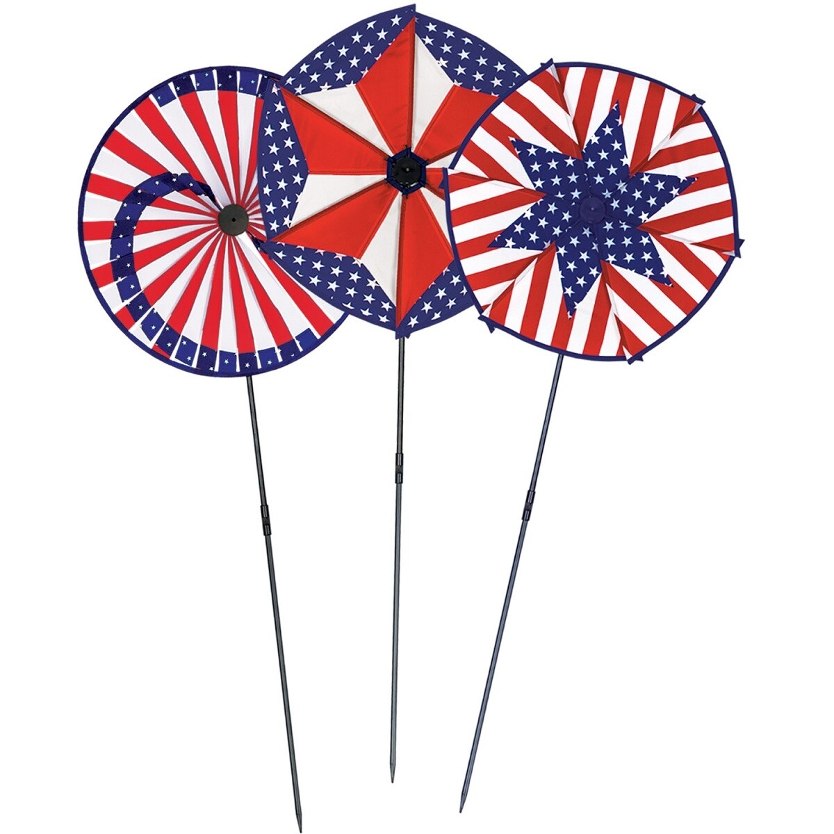 Shop Pack Of 6 Red White And Blue Patriotic Stars And Stripes