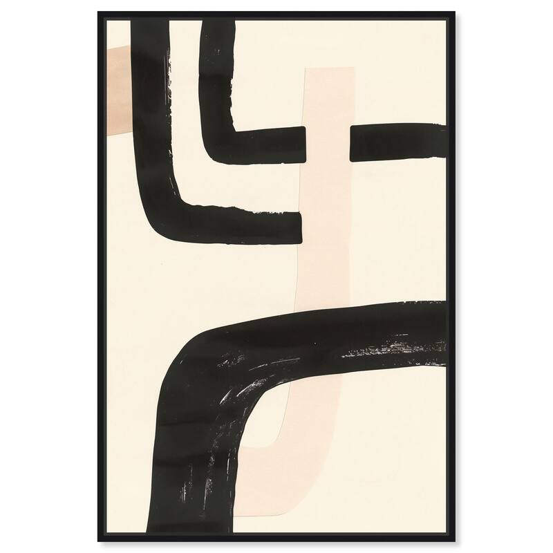 Contempogeo II Canvas by Art Remedy - Black - 36" x 54"