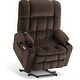 preview thumbnail 39 of 45, MCombo Dual Motor Power Lift Recliner Chair with Massage and Heat for Big People, Fabric R7891 (Large-Wide)