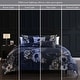 preview thumbnail 9 of 10, Bebejan Forget Me Not 100% Cotton Sateen 5-Piece Reversible Comforter Set